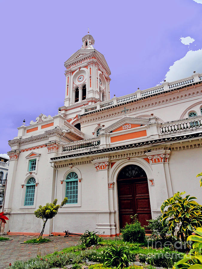 San Francisco Church Cuenca Photograph by Al Bourassa - Fine Art America