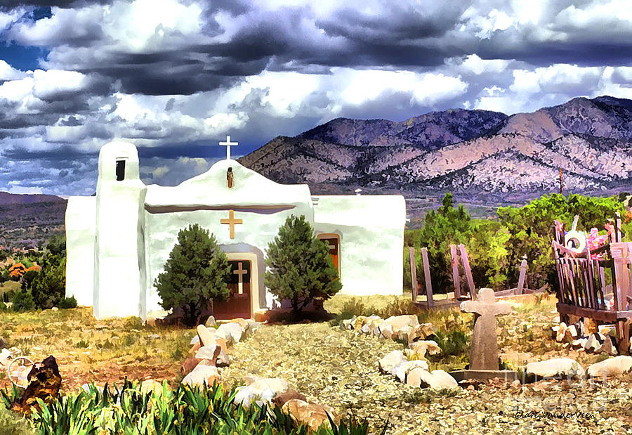 San Francisco Church Golden New Mexico Photograph by Clare VanderVeen