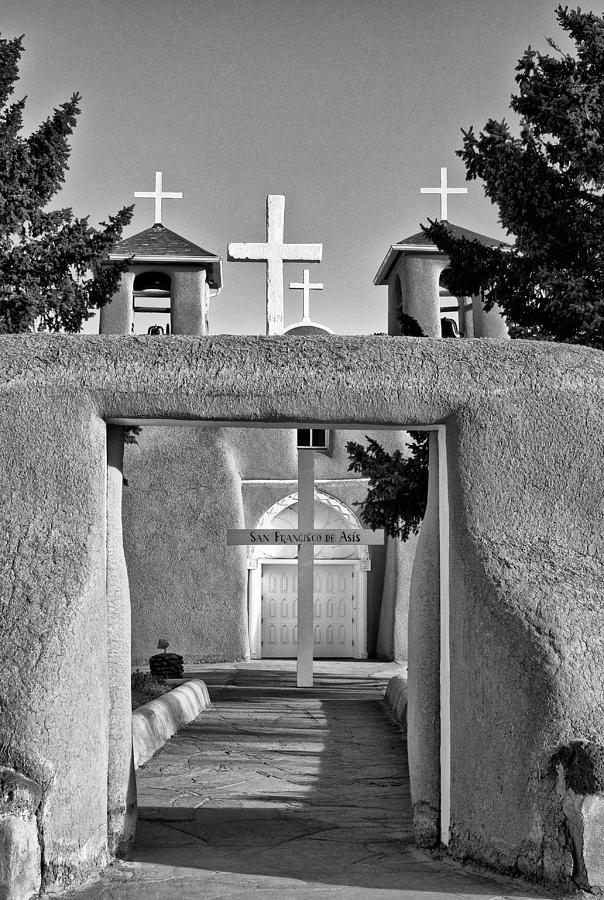 New Mexico Photograph - San Francisco de Asis Mission Church 9 by Lou  Novick