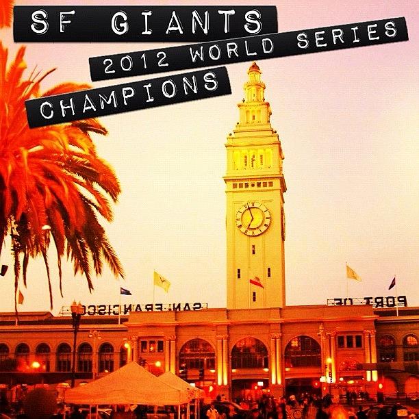 San Francisco Photograph - San Francisco Giants 2012 World Series Champs by Karen Winokan
