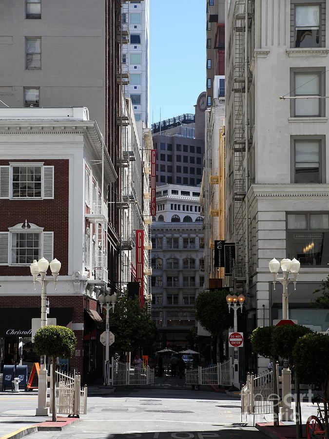 San Francisco Maiden Lane - 5D17059 Photograph by Wingsdomain Art and Photography