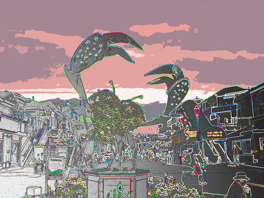 Abstract Digital Art - San Francisco Playground by Jimi Bush