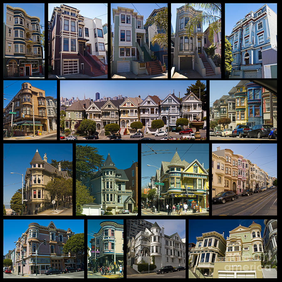 San Francisco Victorians 2 Photograph by Tim Mulina