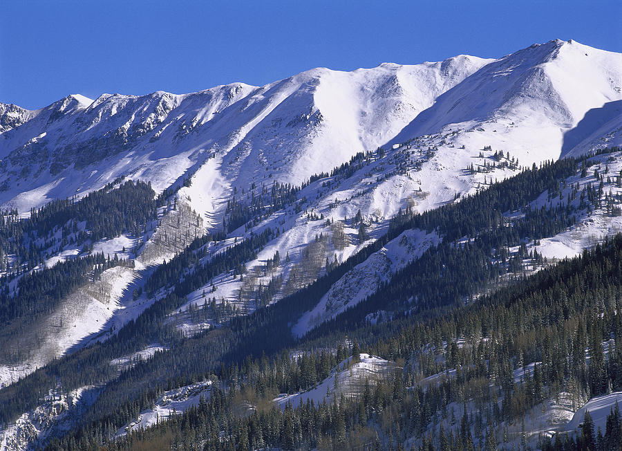 San Juan Mountains Covered In Snow Photograph by Tim Fitzharris