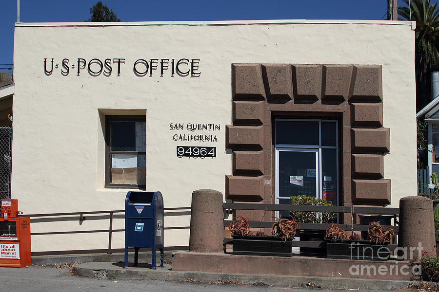 San Francisco Photograph - San Quentin Post Office in California - 7D18549 by Wingsdomain Art and Photography