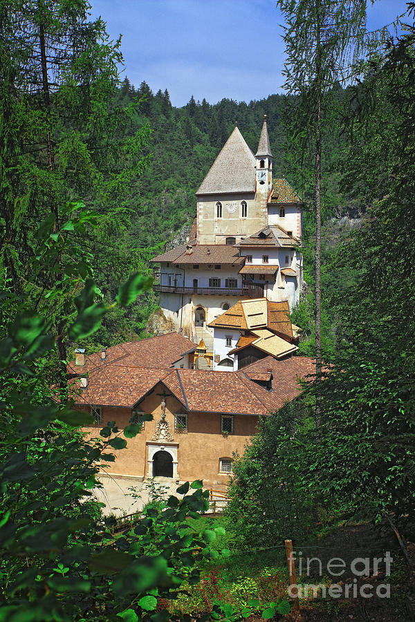San Romedio Church On Alps Photograph by Gualtiero Boffi