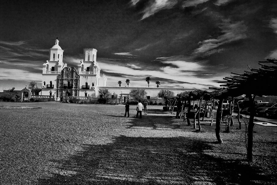 San Xavier del Bac Mission Photograph by Tom Singleton