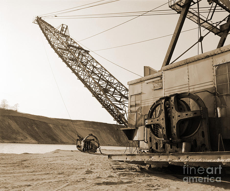 Sand Bucket Miner Photograph by Jan W Faul
