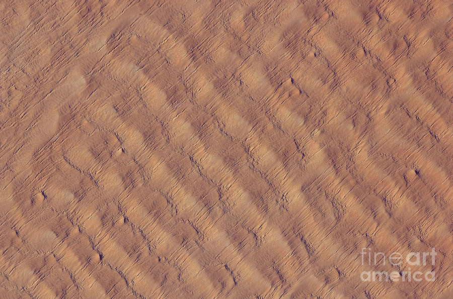 Sand Dunes In The Tenere Desert, Niger Photograph by NASA/Science Source
