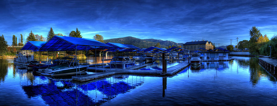 Sandpoint Marina and Power House 3 Photograph by Lee Santa