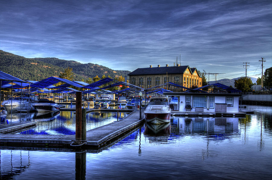Sandpoint Marina and Power House Photograph by Lee Santa
