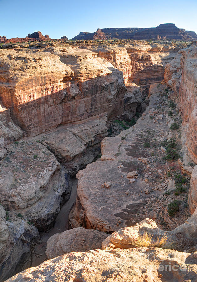 Sandstone Chasm - Glen Canyon Recreation Area Photograph by Gary Whitton