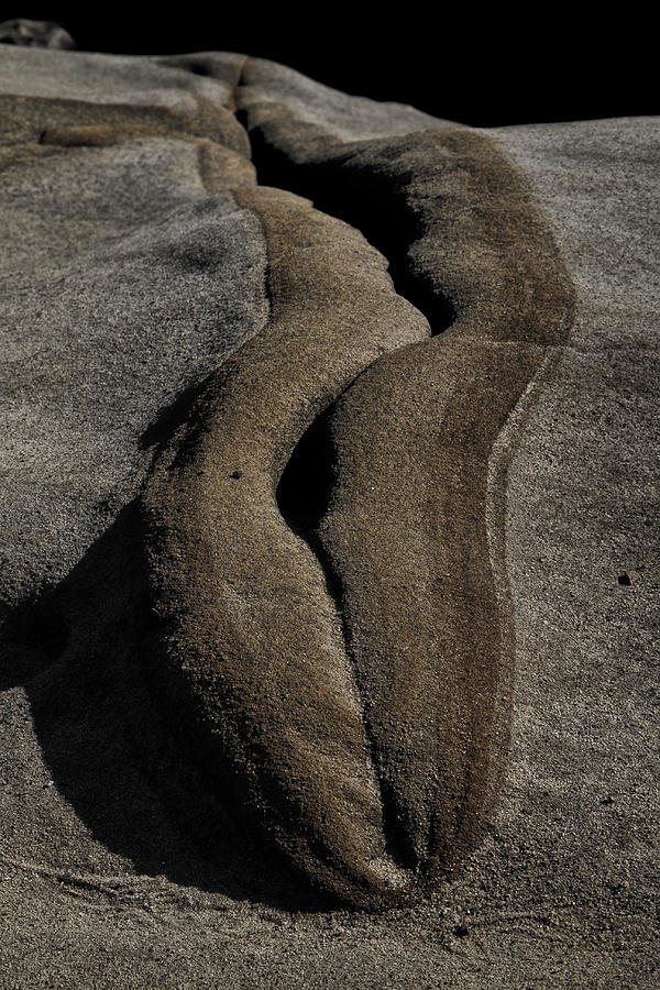 Sandstone Fissure  Photograph by Roger Mullenhour