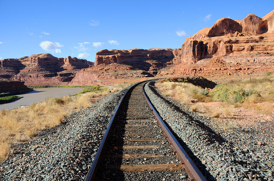 Sandstone Railroad Photograph by Gary Whitton