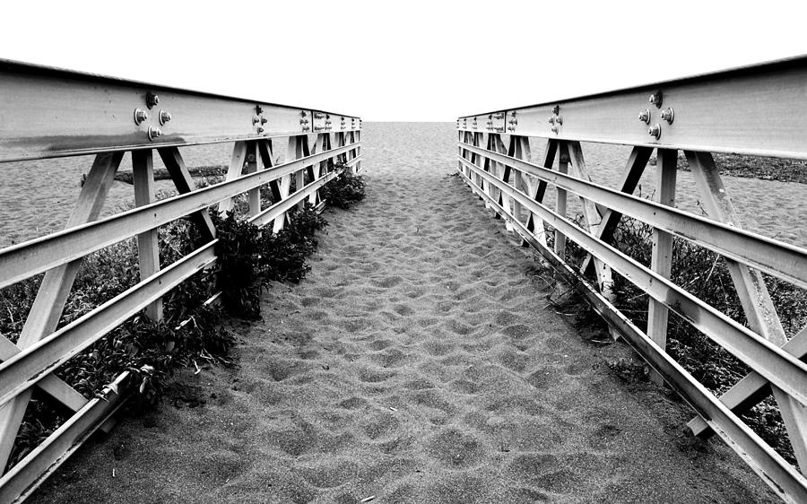 Sandy Bridge - Black and White Photograph by Matt Hanson