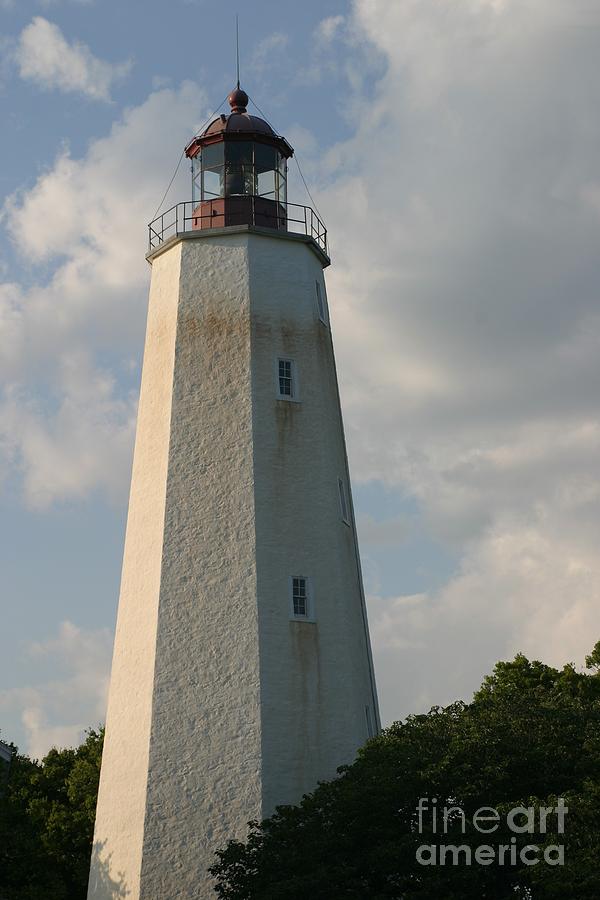 Lighthouse Photograph - Sandy Hook Lighthouse 2 by Living Color Photography Lorraine Lynch