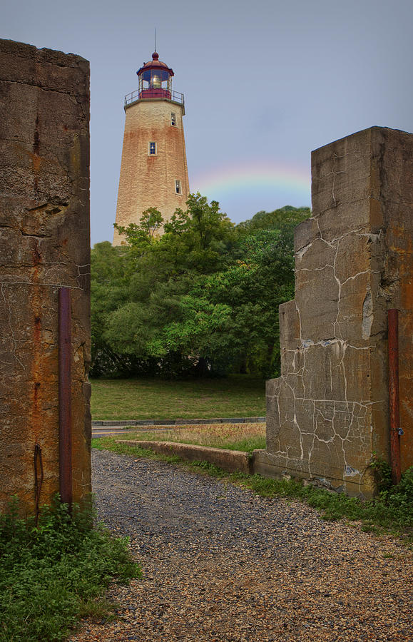 Sandy Hook Lighthouse Photograph by Susan Candelario