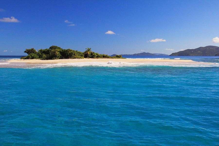 Sandy Spit Cay - Bvi Photograph - Sandy Spit Cay - Bvi Fine Art Print