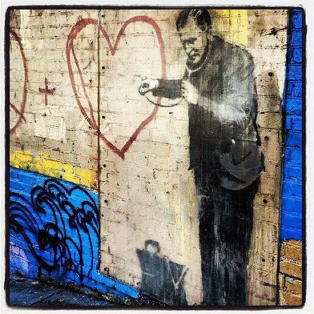 Banksy Photograph - #sanfrancisco #banksy by Ruth Calder