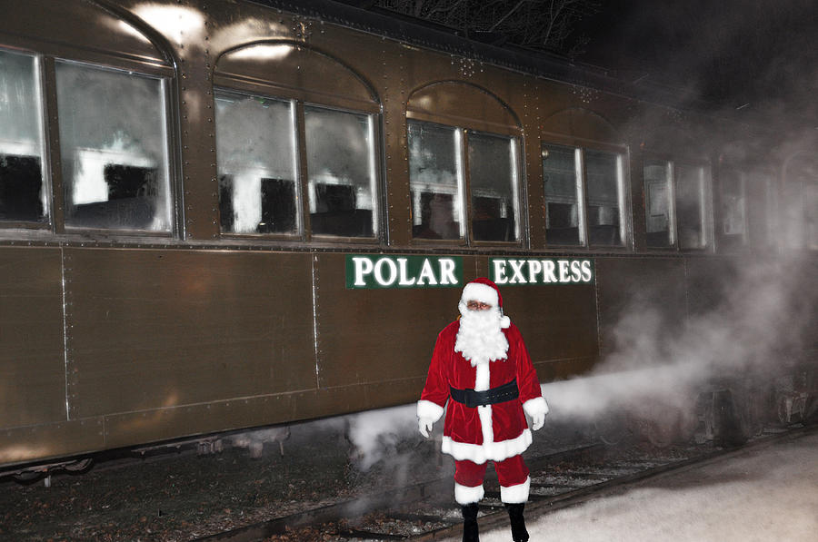 Santa and The Polar Express Photograph by Brittany Horton - Fine Art ...