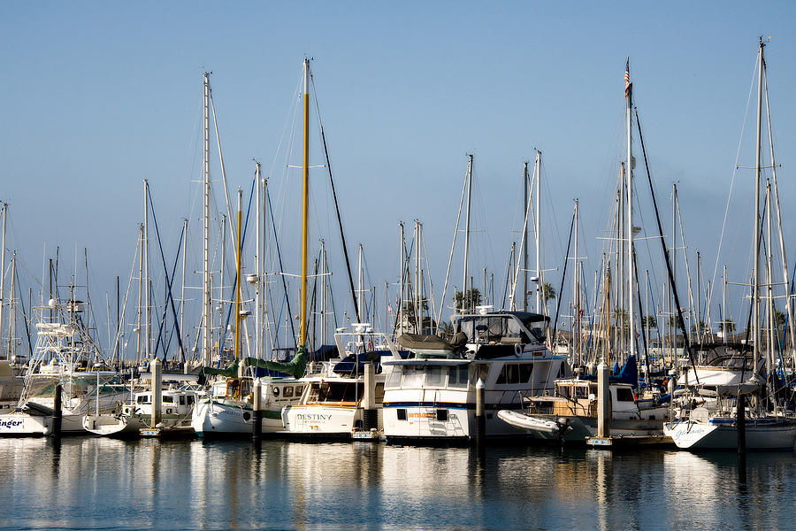 Santa Barbara Boats Photograph by John Gusky