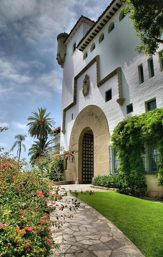 Architecture Photograph - Santa Barbara County Courthouse II by Steven Ainsworth