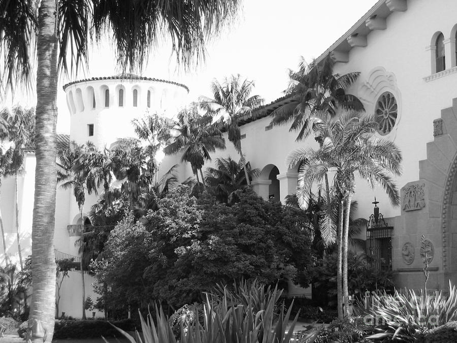 Santa Barbara Courthouse Photograph by Ann Johndro-Collins