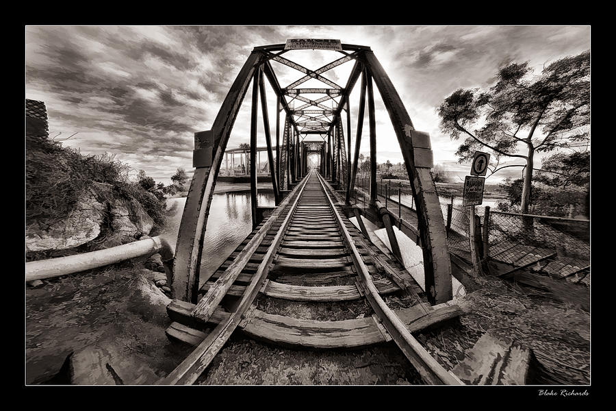 Santa Cruz Sepa Train Bridge  Photograph by Blake Richards