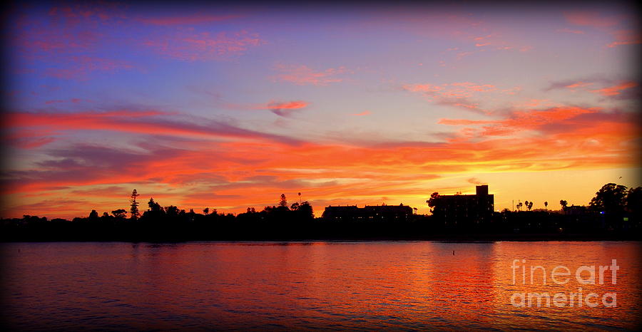Santa Cruz Sunset 2 Photograph by Garnett  Jaeger