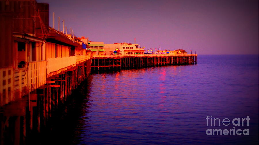 Santa Cruz Wharf Photograph by Garnett  Jaeger