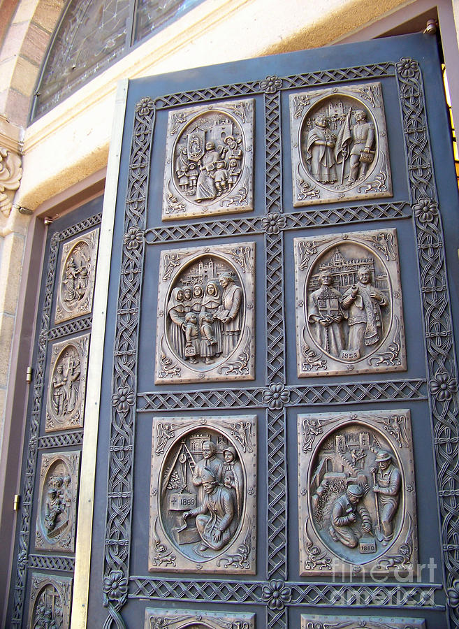 Santa Fe doors Photograph by Carolyn Baumgart - Pixels