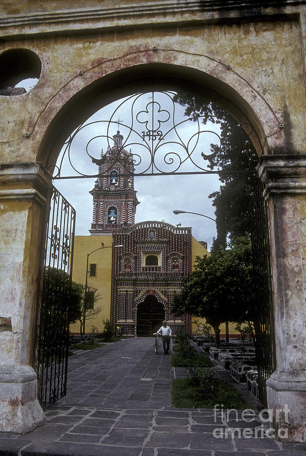 SANTA MARIA CHURCH Tonantzintla Puebla Photograph by John  Mitchell