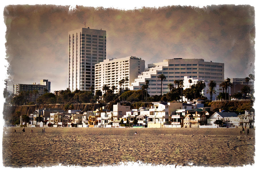 Santa Monica - IMPRESSIONS Photograph by Ricky Barnard