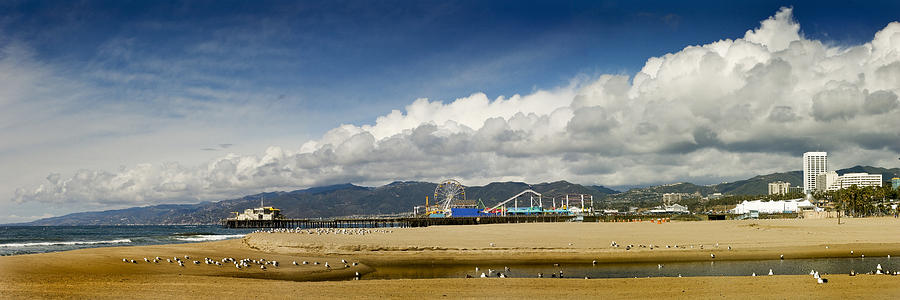 Santa Monica Pier Photograph by Joe  Palermo