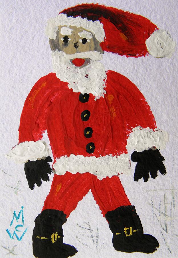 Santa Red by MCW Painting by Mary Carol Williams