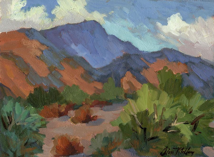 Mountain Painting - Santa Rosa Mountains by Diane McClary