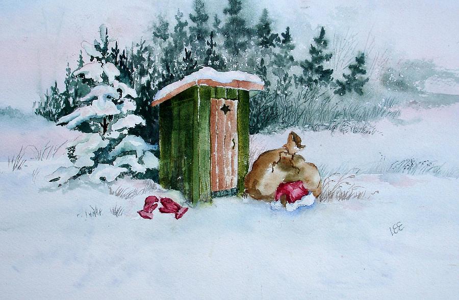 Santa Takes a Break Painting by Pamela Lee