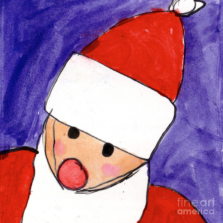 Santa Painting by Taylor Spera Age Eight