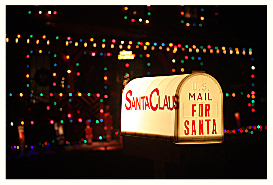 Santas mailbox Photograph by Emanuel Tanjala