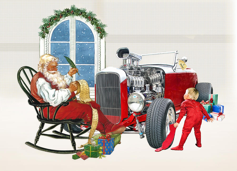 Santas Workshop Photograph by Rat Rod Studios - Fine Art America