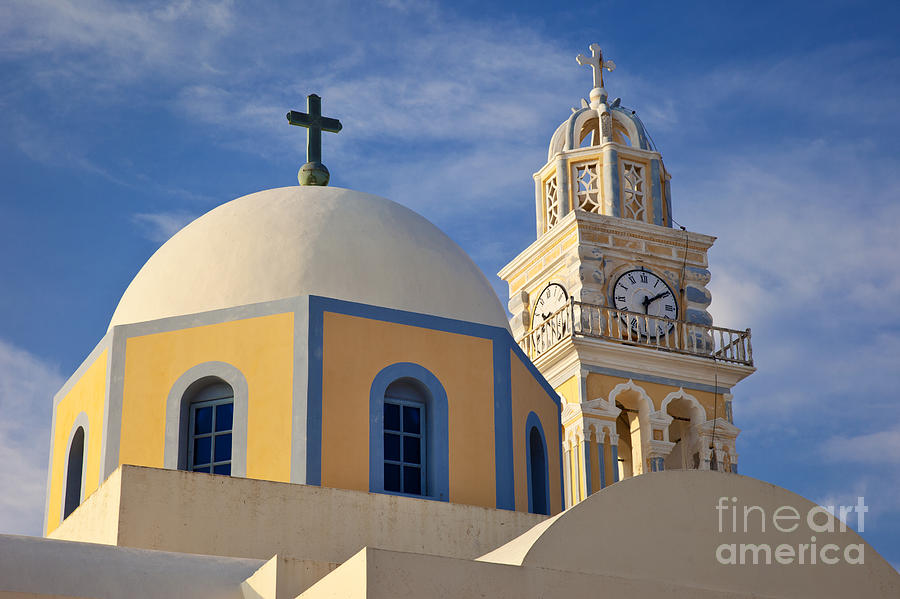 Santorini Church Photograph by Brian Jannsen