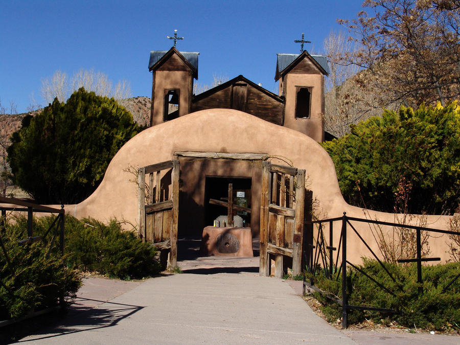 Santuario De Chimayo Adobe Chapel by Carol Milisen