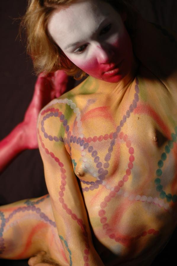 Nude Photograph - Sarah Body Paint by RoByn Thompson