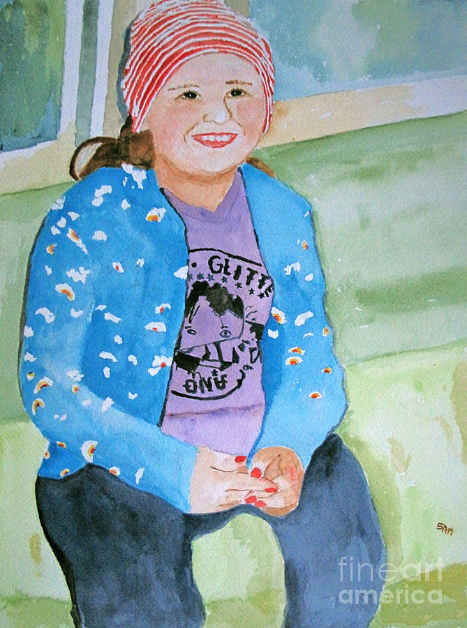 Sarah Painting by Sandy McIntire