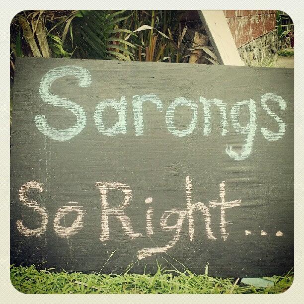 Sarong...so Right Photograph by Kat Wisecup