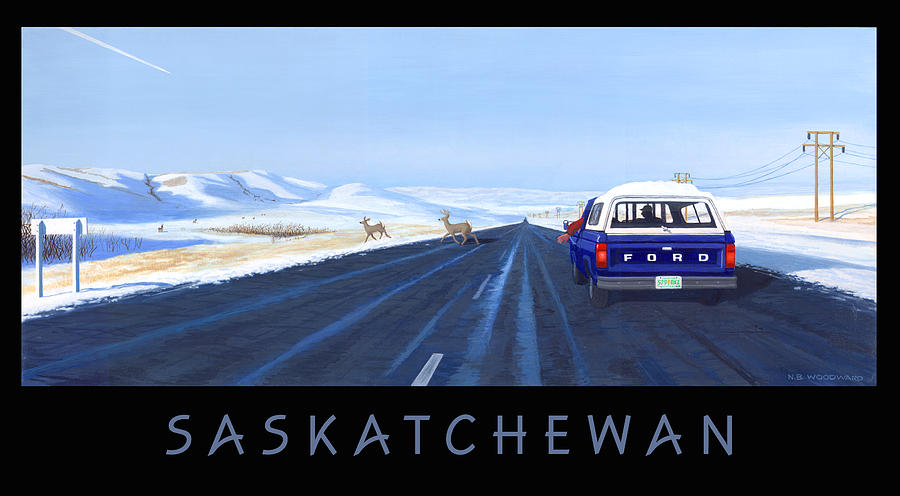 Winter Digital Art - Saskatchewan Beauty Poster by Neil Woodward