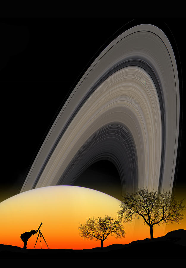 Saturn View 2 Photograph by Larry Landolfi
