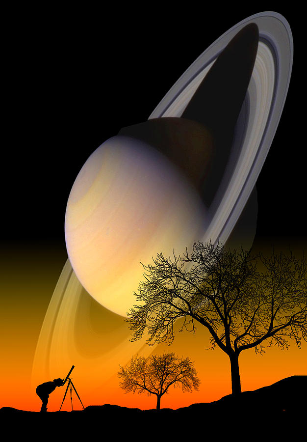 Saturn Viewing Photograph by Larry Landolfi