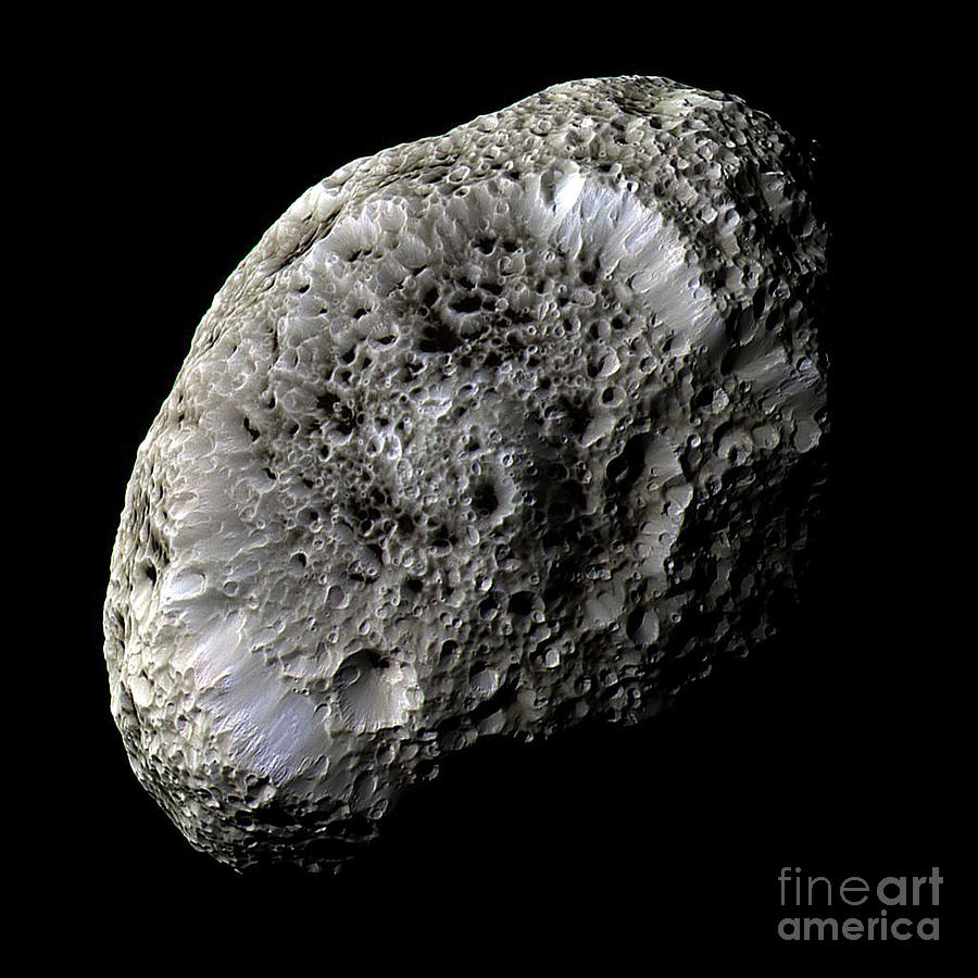 Saturns Moon Hyperion Photograph by Nasa