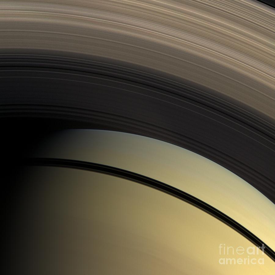 Space Photograph - Saturns Rings by NASA/Science Source